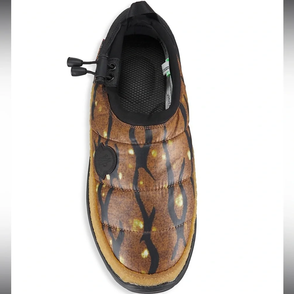 Authentic Moncler Genius-2 Moncler 1952 x Suicoke Quilted pepper loafers
